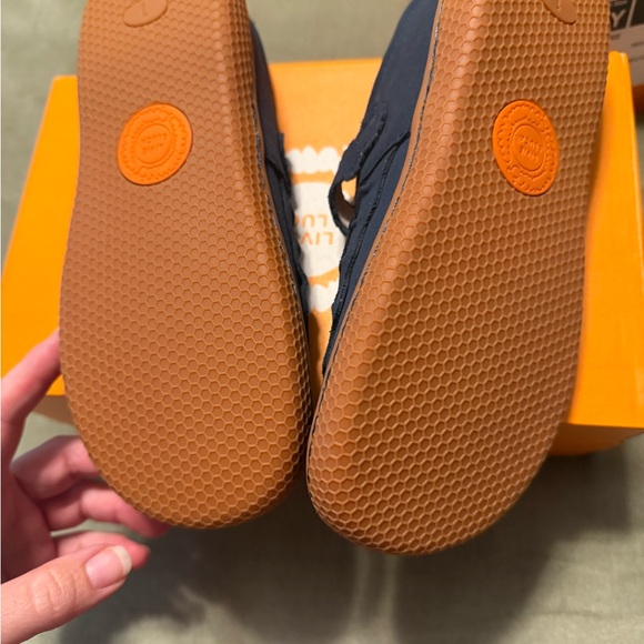 Livie & Luca Sparkly Blue Mary Jane Shoes - Picture 2 of 4